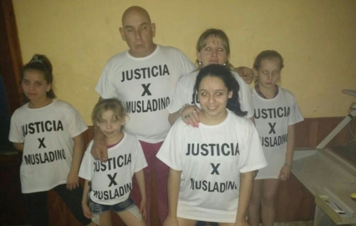 Marcelo Musladino y su familia piden Justicia