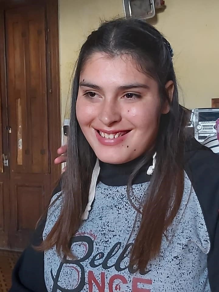 María Bermay, tiene 20 años y vive en el Hogar Buen Pastor.