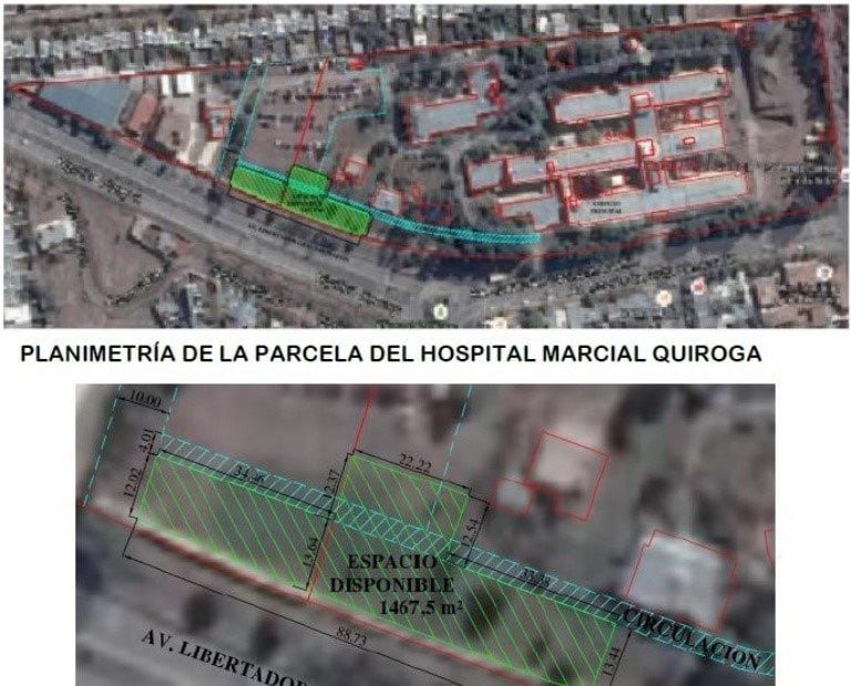 La ubicaciçon de la nueva Residencia Transitoria.