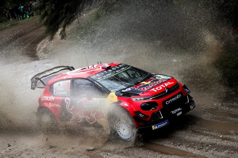 Ogier, cuarto y como el único representante de Citroën tras el abandono de Lappi.