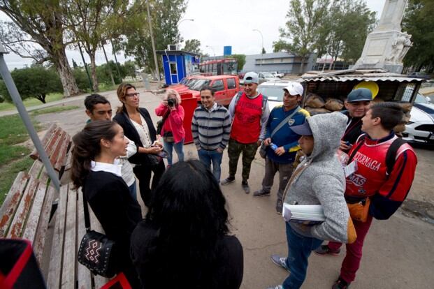 Capacitaron a los chicos de La Luciérnaga para que sean guías turísticos durante el CILE.