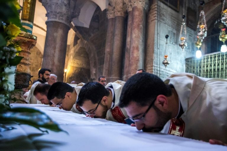 Jueves Santo en Israel. (Foto: EFE)