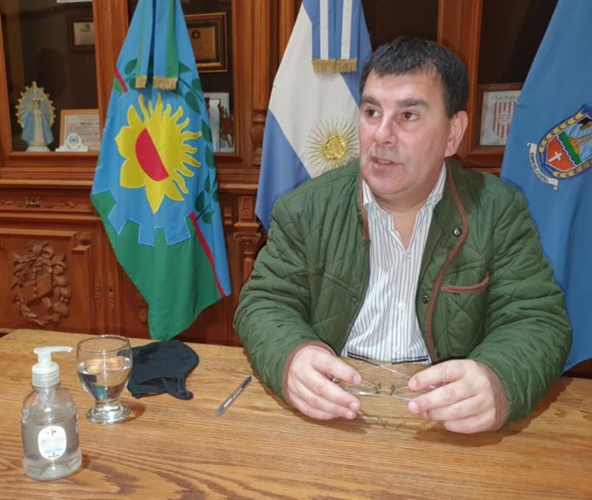Coronavirus: Bertellys está aislado "en forma preventiva"