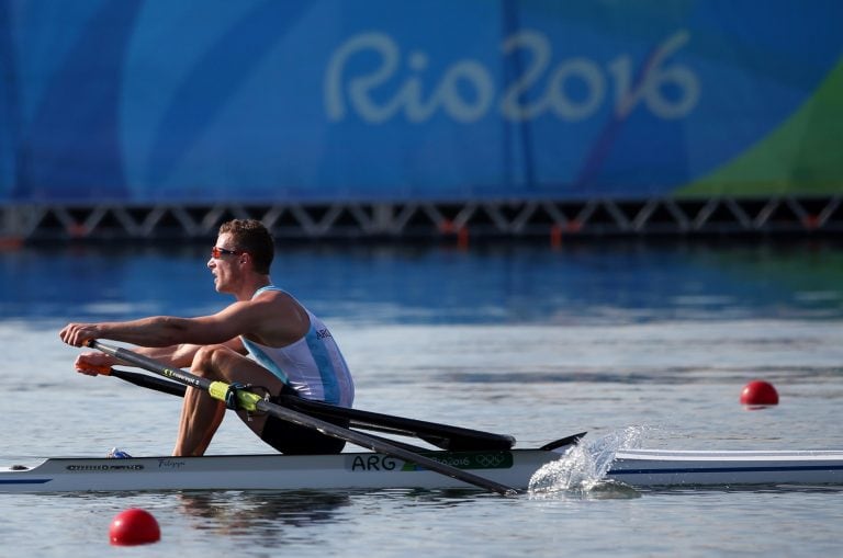 Rio De Janeiro, Brazil - 06/08/2016. Brian Rosso (ARG) of Argentina competes. REUTERS/Carlos Barria