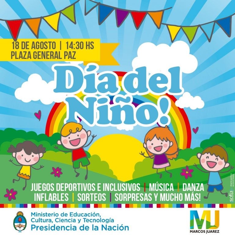 Festejos por el día del niño en la ciudad.