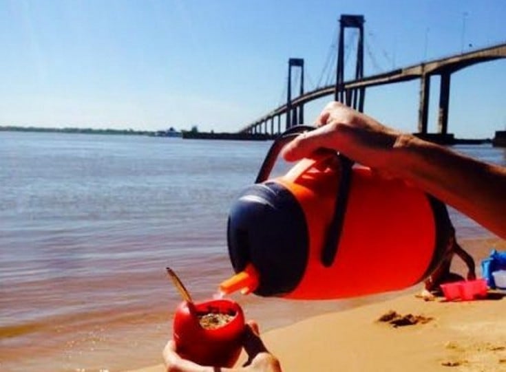 La municipalidad habilitó la playa como lugar de paseo y no de balneario.