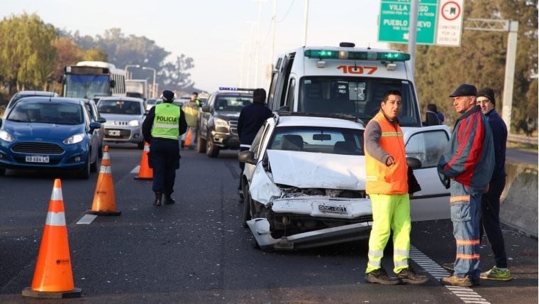 Cuatro accidentes en una mañana en Circunvalación.