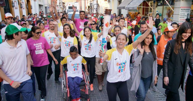 Salta, el séptimo relevo del Tour de la Antorcha (Fotos: Pablo Elías/Buenos Aires 2018).