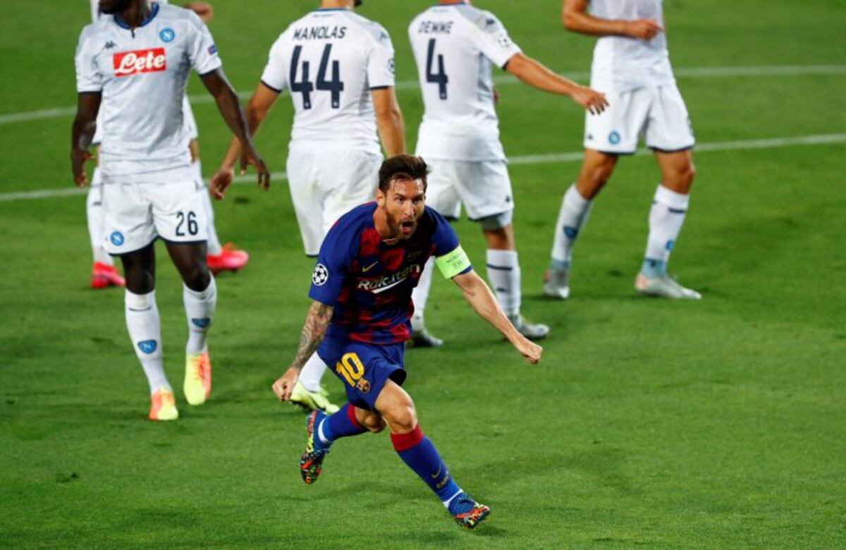El Barcelona ganó 3-1 ante el Nápoli y pasó a cuartos de final de la Champions League