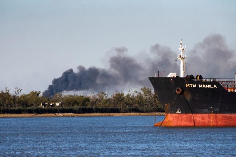 Incendio en las islas. EFE/ Franco Trovato Fuoco