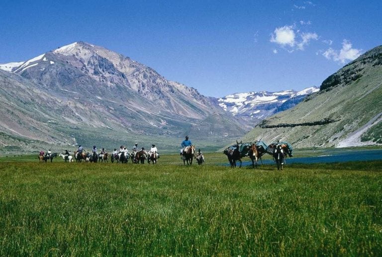 Cabalgata en Las Leñas, Malargüe.