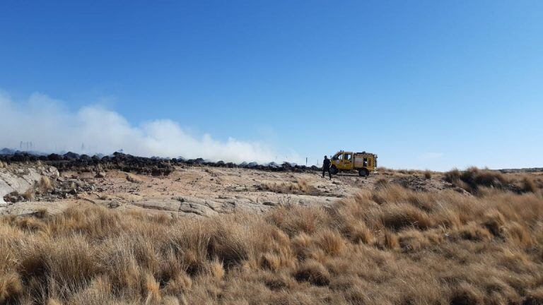 Incendio en Traslasierra