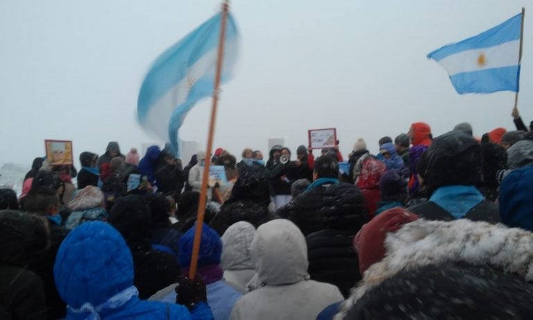 "Si a las dos VIDAS" en Ushuaia.