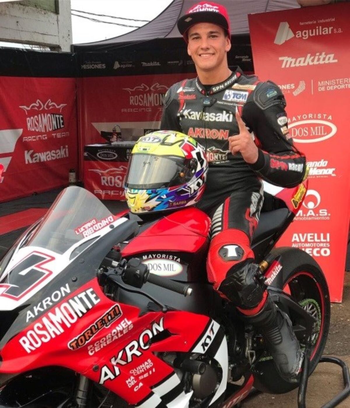 Victoria de Luciano Ribodino en el superbike Argentino