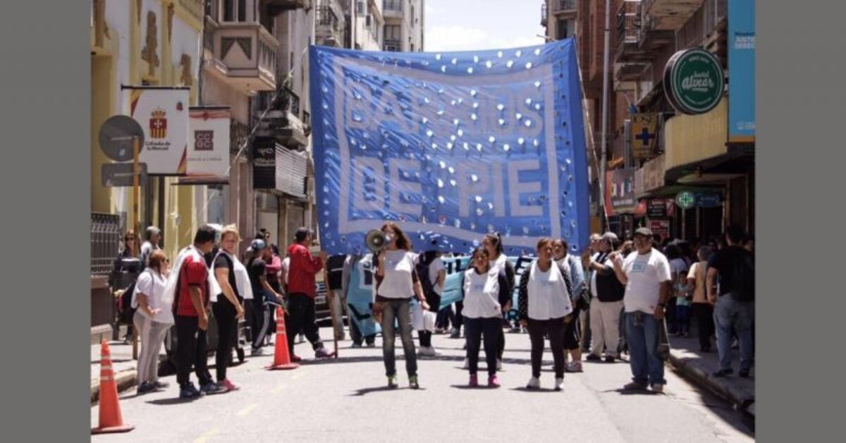 Barrios de Pie marcha por el centro de Córdoba, este jueves