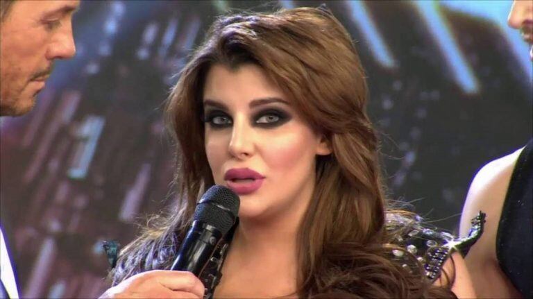 Así se veía Charlotte Caniggia durante el “Bailando por un sueño 2016″. (Captura)