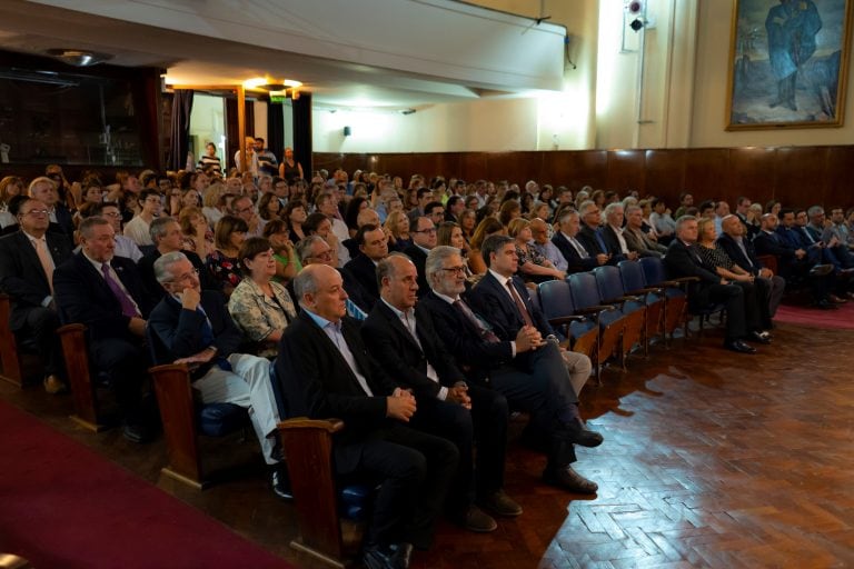 Mariano Uset en la asunción del nuevo Rector de la UNS