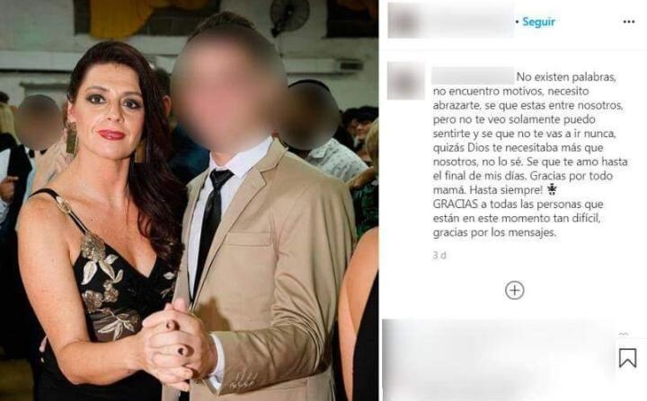 Verónica Tottis, el posteo de su hijo mayor en redes sociales