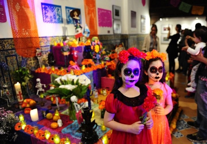 Día de los Muertos, en el museo Isaac Fernández Blanco. (Foto: Fernando de la Orden)