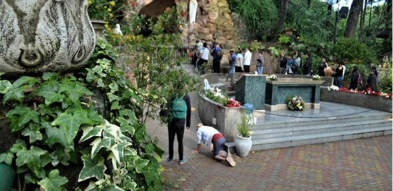 Peregrinación a la Virgen de Lourdes de Alta Gracia, este lunes 11 de febrero de 2019.