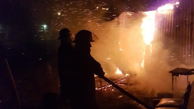 El incendio se produjo en un edificio. Imagen ilustrativa.