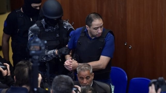 Walter Daniel Jure durante el juicio a la banda de Los Monos. (Web)