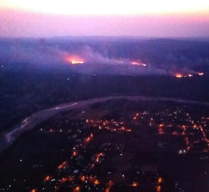 Incendio en La Gloria