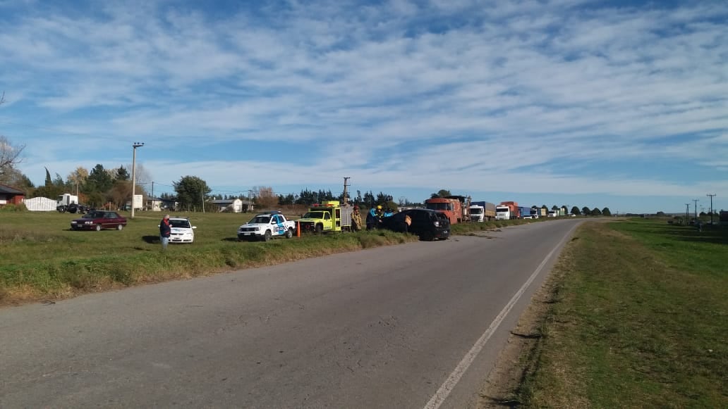 Accidente en Tandil en cercanías a la rotonda que une las rutas N°30 y N°226