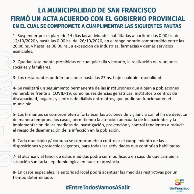 Nuevas disposiciones municipales en San Francisco