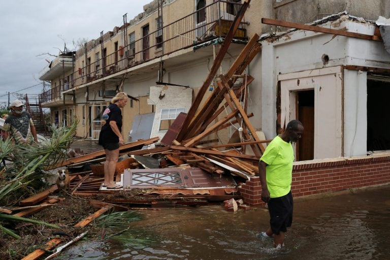 El devastador paso de Michael. (EFE)