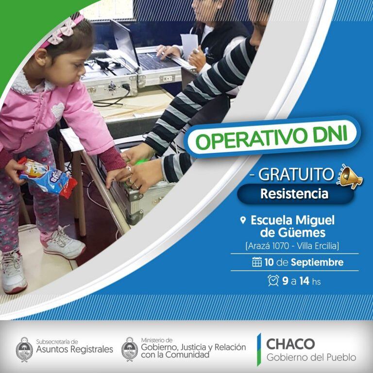 Gobierno realizará nuevos operativos de DNI gratuito esta semana. (Web).