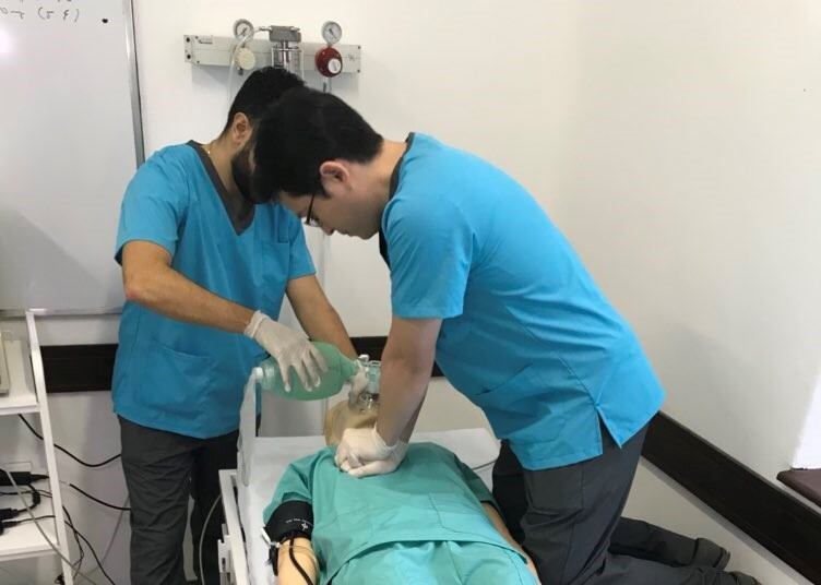 Hospital de Simulación de la Universidad Nacional de Rosario. (Andrea Uboldi)