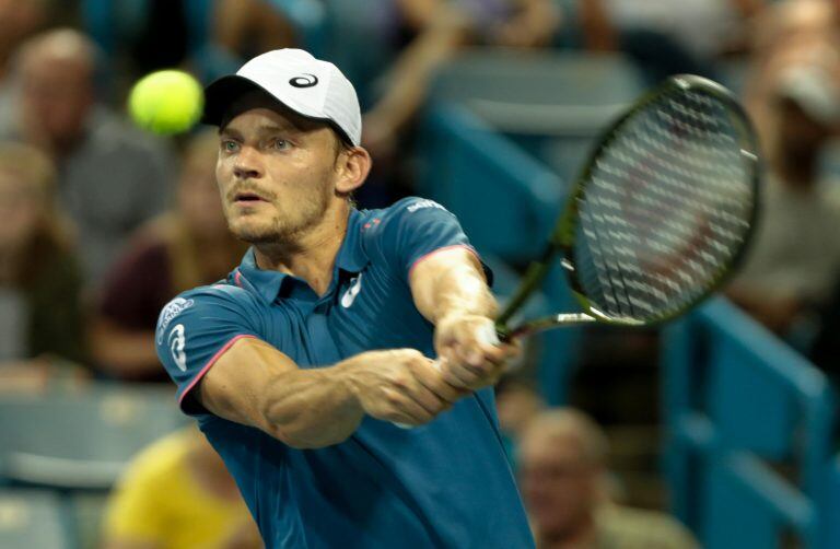 El revés certero de David Goffin