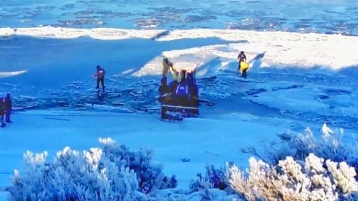 Temperaturas de -15º bajo cero sufrió Río Grande