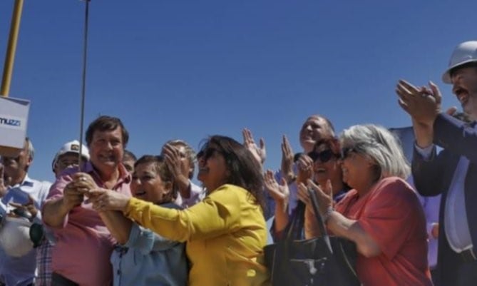 Se inauguró el primer tramo del gasoducto de la Línea Sur. Gentileza: Noticias.Net