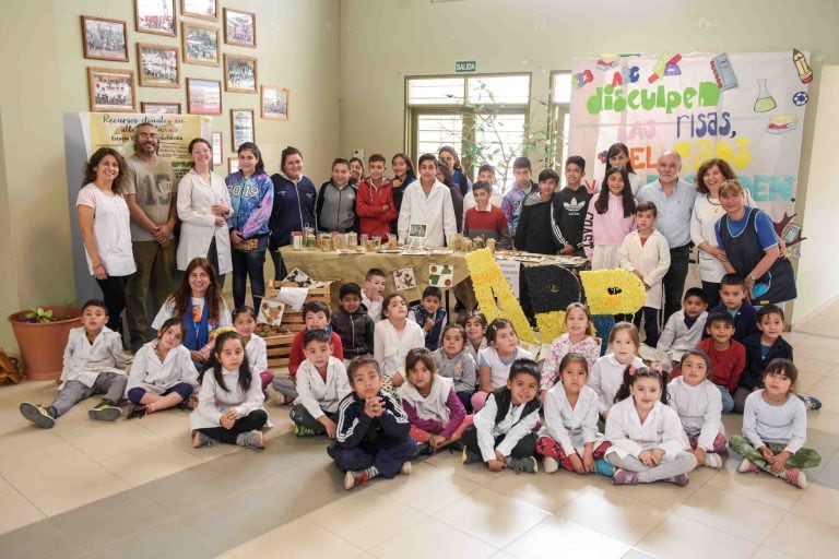 Estudiantes de Uspallata. Foto: Gobierno de Mendoza.