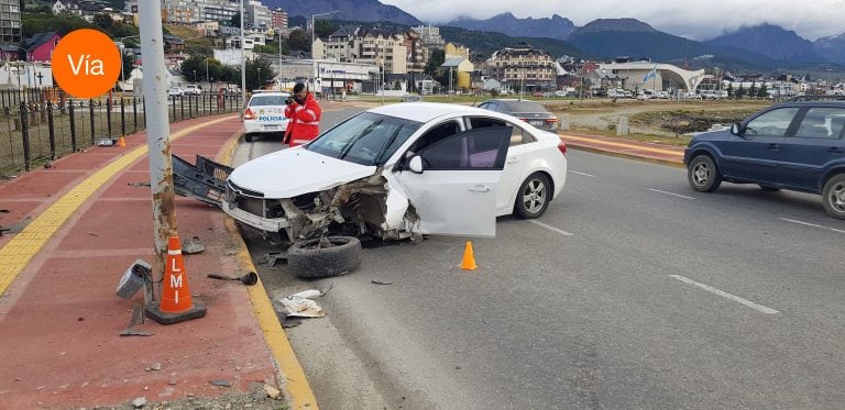 Accidente en Ushuaia