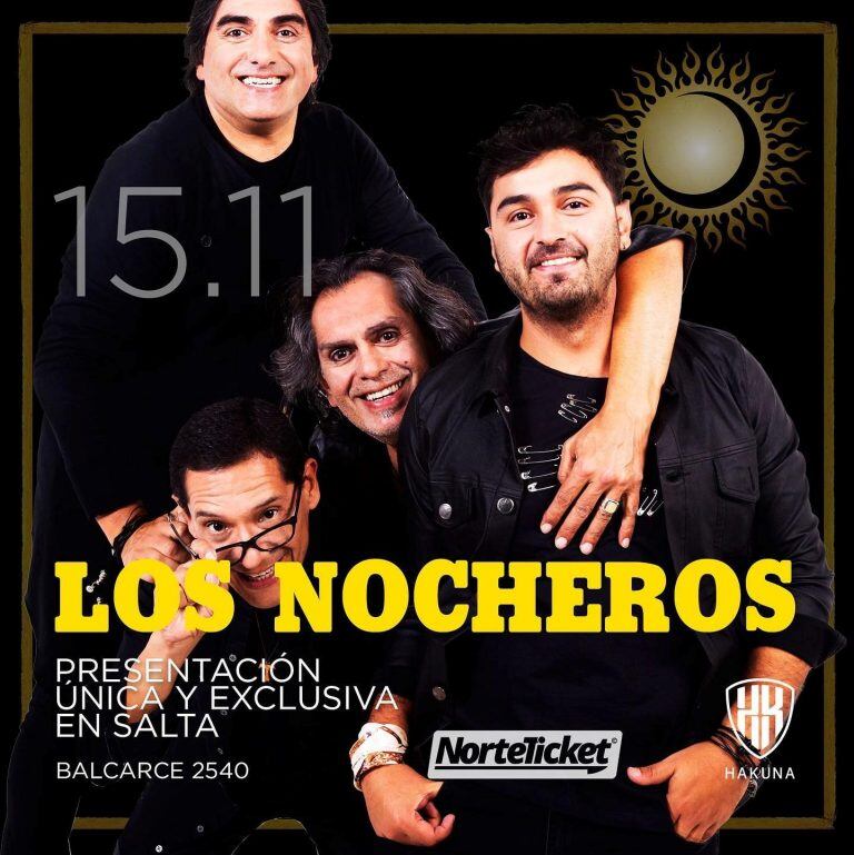 Los Nocheros regresan a Salta (Facebook Los Nocheros Oficial)