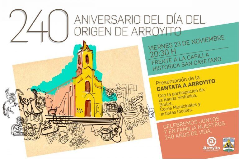 Acto dia de los origienes 240 años Arroyito