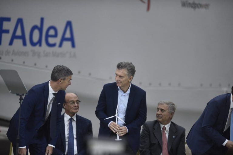 Mauricio Macri en Córdoba, en la visita a Fadea, Embalse y Los Cóndores.