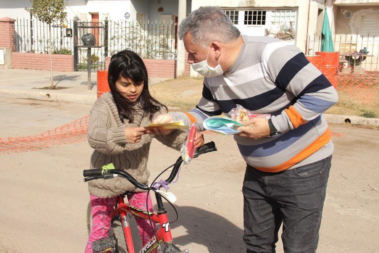 Caravana por el día del niño en Arroyito