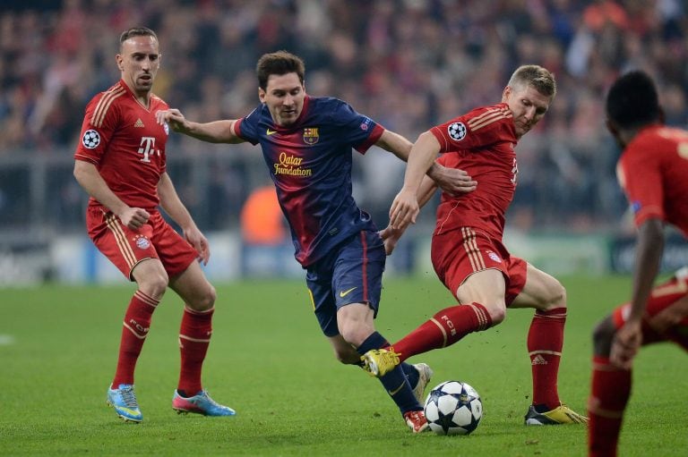 Lionel Messi, con ganas de nivelar el historial ante Bayern Münich (Foto: TyC Sports)