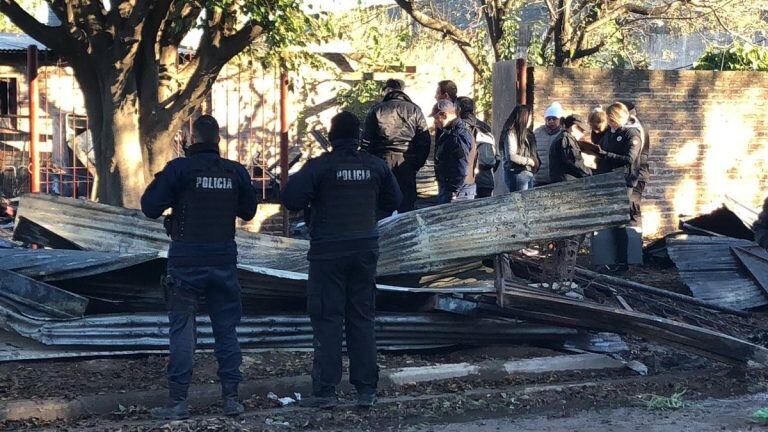 El incendio se produjo en Arévalo y Cullen.