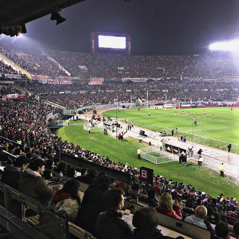 Barra de River en la despedida de Rodrigo Mora (Foto: Instagram)