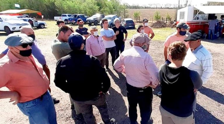 Productores reunidos en Realicó (J. M. González)