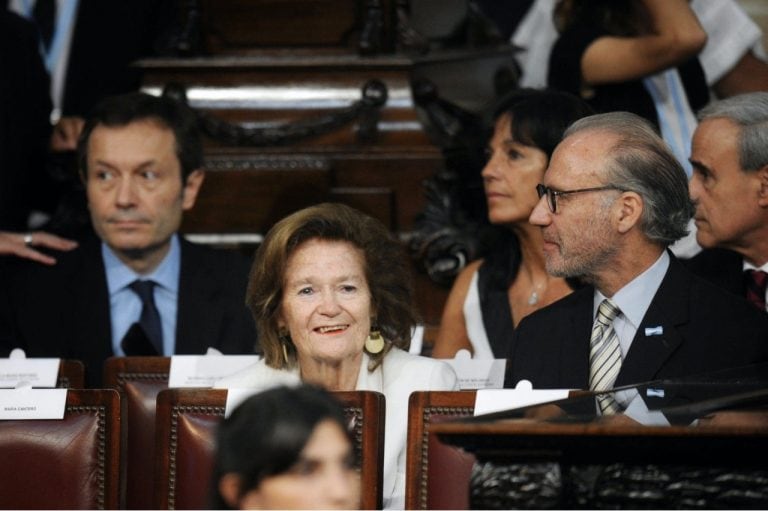 Elena Highton de Nolasco y Carlos Rosenkrantz(Foto:Clarín)