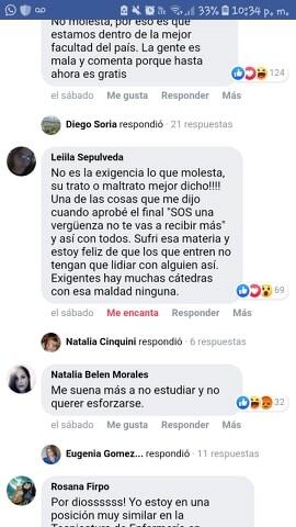 Alumnos se quejaron en las redes.