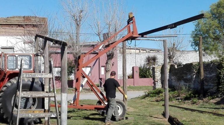 Preparativos en Cascallares para la Fiesta del Encuentro (facebook)