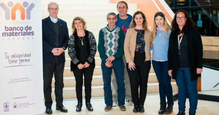 Se presentó el Banco de Materiales, un proyecto de la UCC y Cáritas Córdoba.