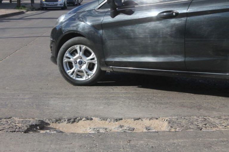 Mal estado de las calles correntinas. (Foto: El Litoral)